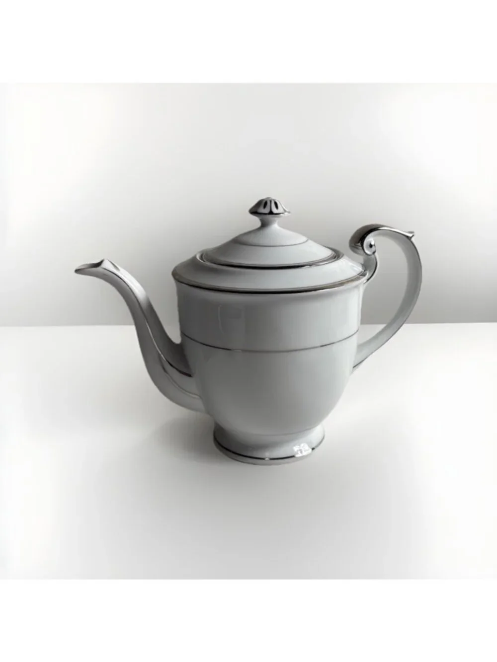New Rose Hand Painted Teapot, Sugar Bowl And Creamer